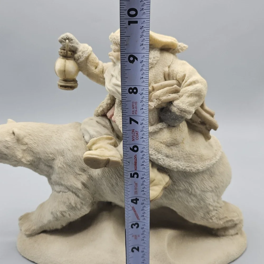 Vtg The Legend of Santa Claus Into the Wind Polar Bear 1995 Ken Memoli Victorian